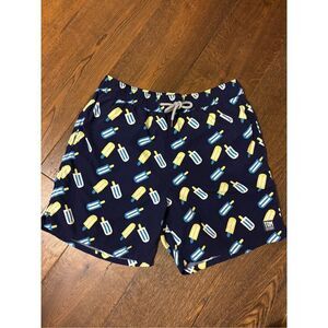 Tom & Teddy popsicle ice lollies blue swim trunks L